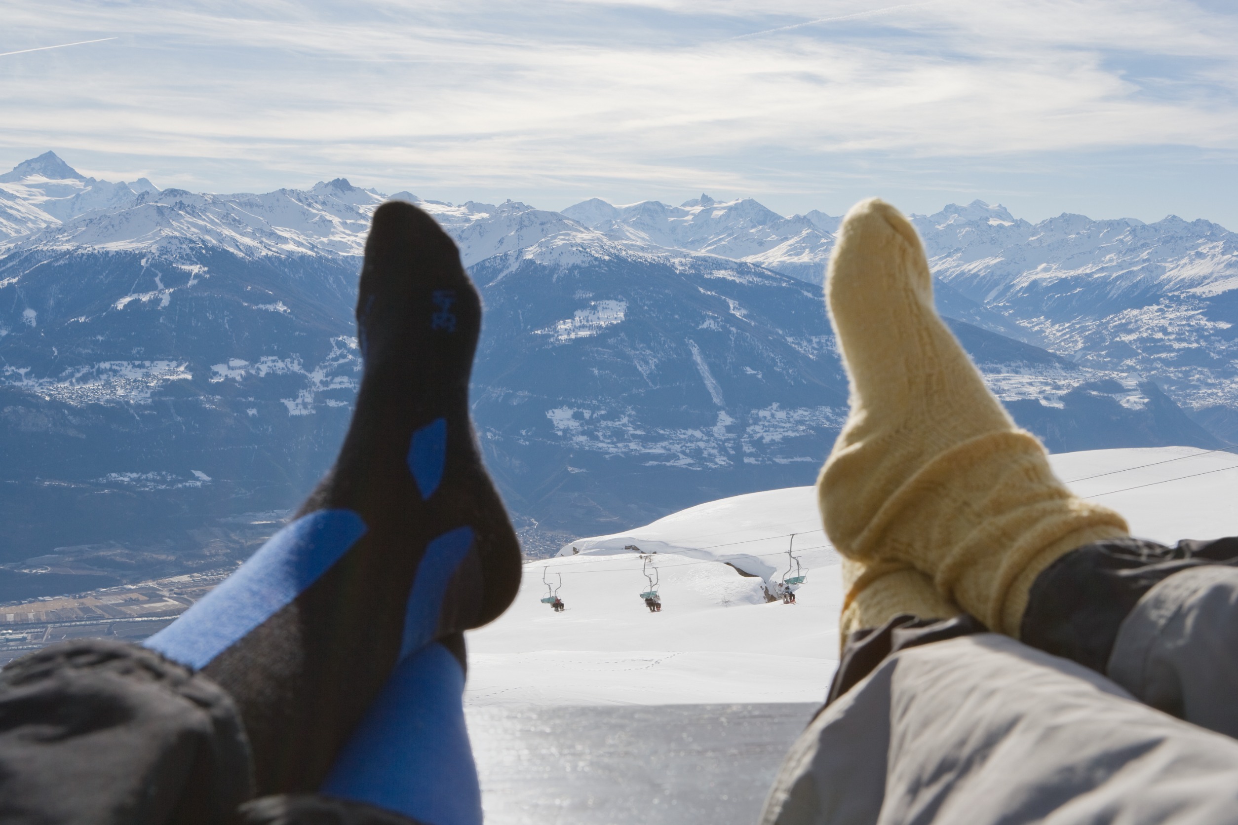 Cómo cuidar tus pies cuando vas a esquiar