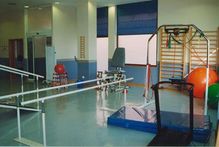 Medirval instalaciones para las clases de fisioterapia