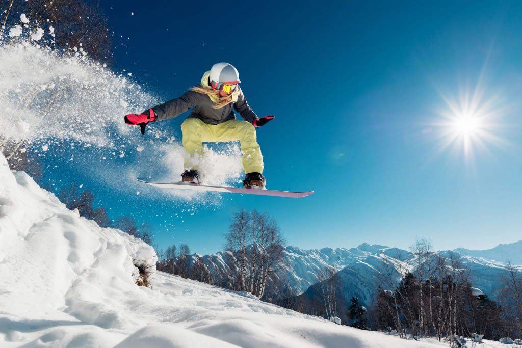 Medirval hombre en la nieve